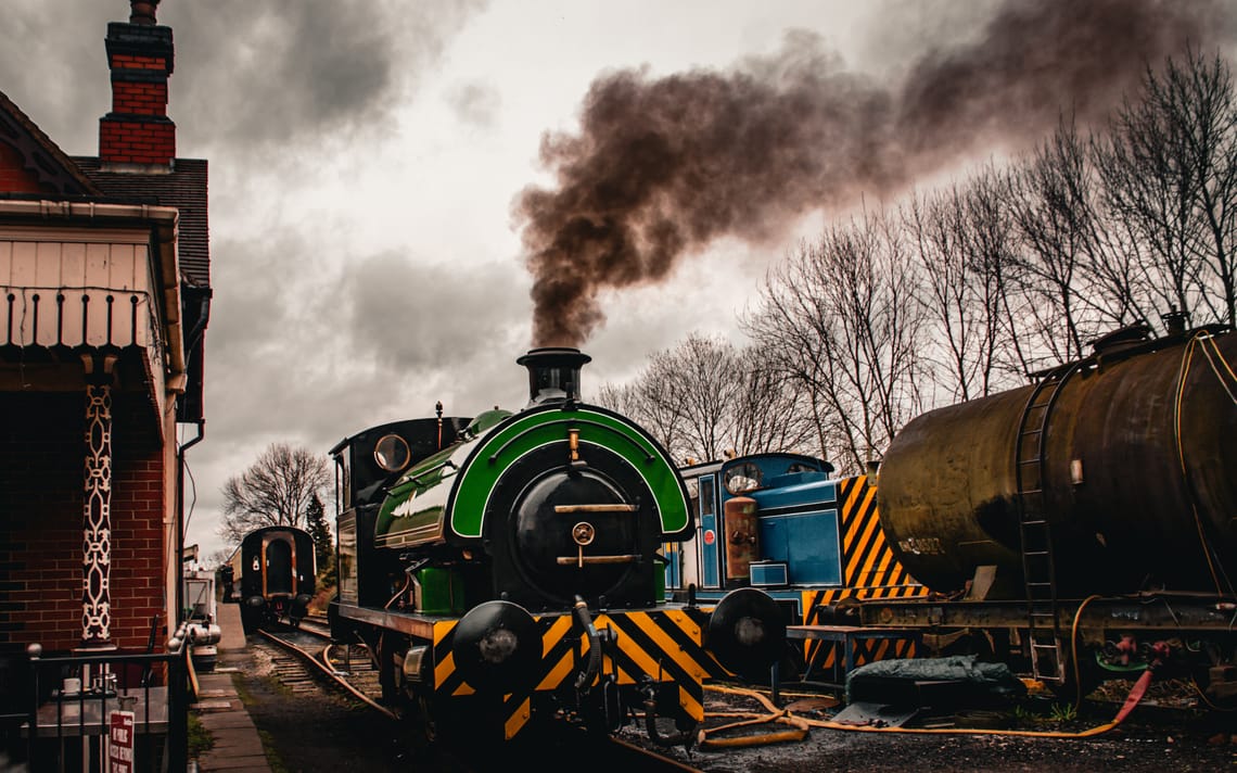 Steam at Foxfield Railway