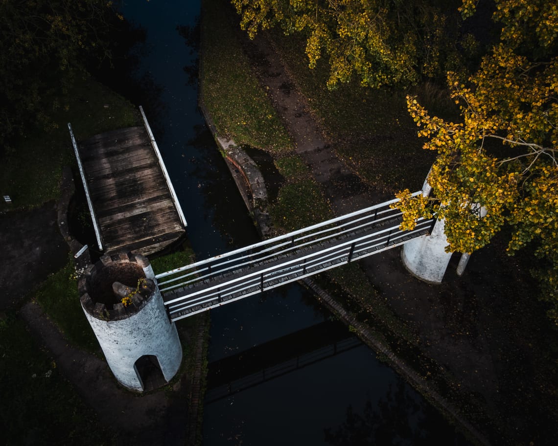 Drayton Swing Bridge and Turrets