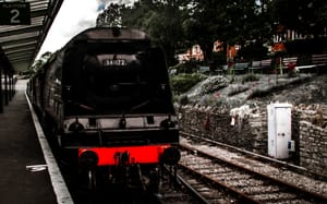 Platform 2 at Swanage railway station